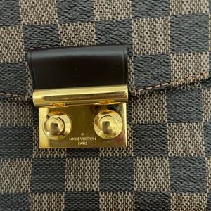 Louise Vuitton Croisette handbag/crossbody.In Damier style.